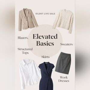 Im Back! Silent ELEVATED BASICS, JEWELRY & MORE!